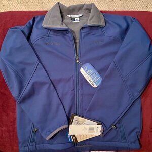 NEW Columbia Shelby's Softshell Interchange Water Resistant Jacket Mens Medium
